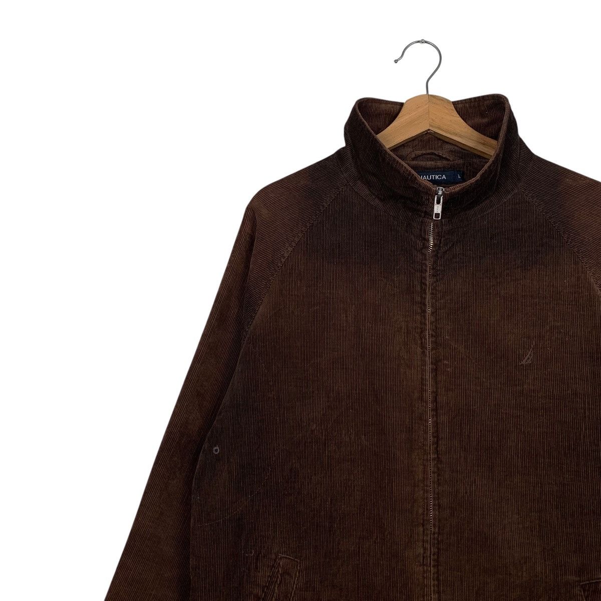 Nautica Vintage 90’s NAUTICA Corduroy Casual Jacket #2651-C119 Size US L / EU 52-54 / 3 - 3 Thumbnail