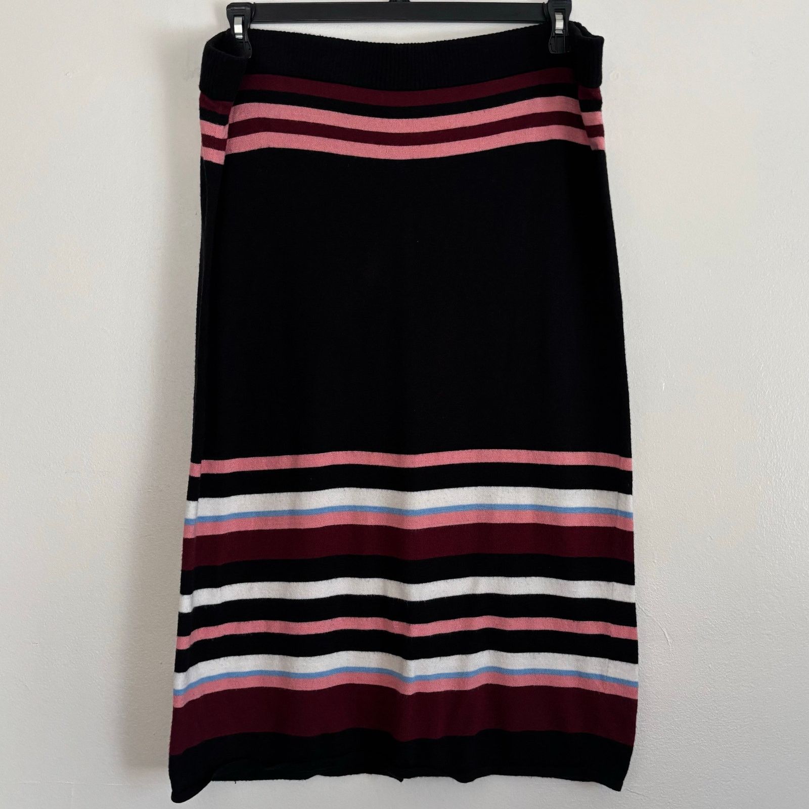 Other Eva Mendes NY&Co Striped Knit Pencil Midi Skirt XXL Size 30" / US 8 / IT 44 - 1 Thumbnail