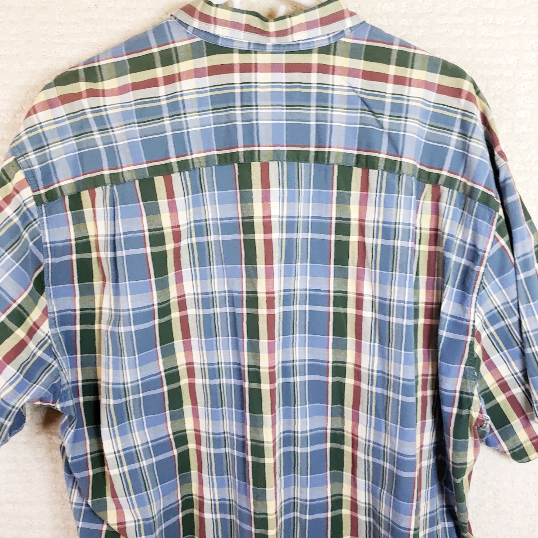 Eddie Bauer Eddie Bauer Shirt Mens XL Multicolor Plaid Short Sleeve Button Up Cotton Outdoor Regular Fit Mens XL Multicolor Plaid Short Sleeve Button-Up Shirt Size US XL / EU 56 / 4 - 7 Thumbnail