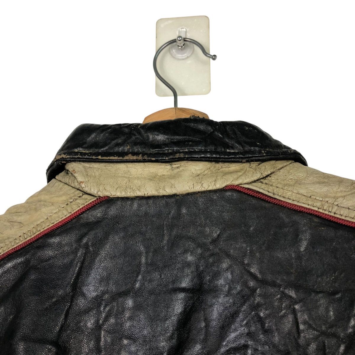 Avirex 🔥VINTAGE VARSITY LEATHER JACKET AVIREX USA SILVER HOCKEY Size US S / EU 44-46 / 1 - 12 Thumbnail