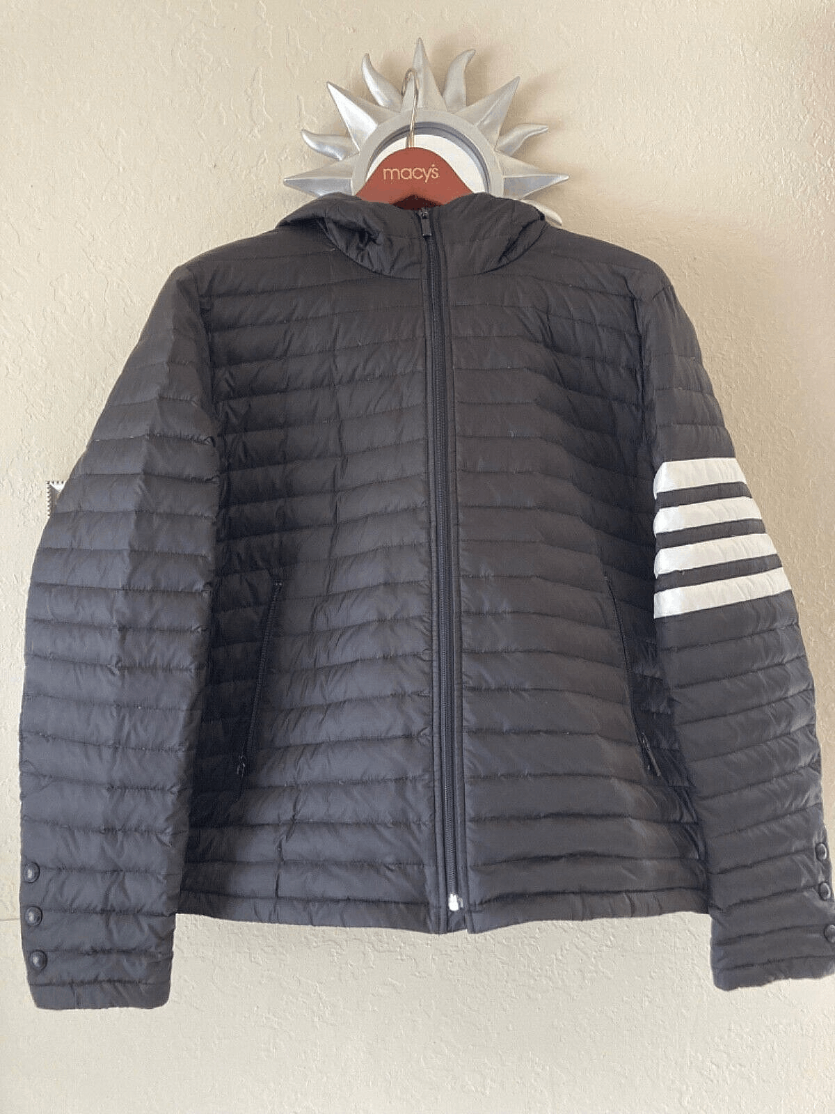 Thom Browne Thom Browne 4 STRIPE PADDED JACKET Size US L / EU 52-54 / 3 - 1 Thumbnail