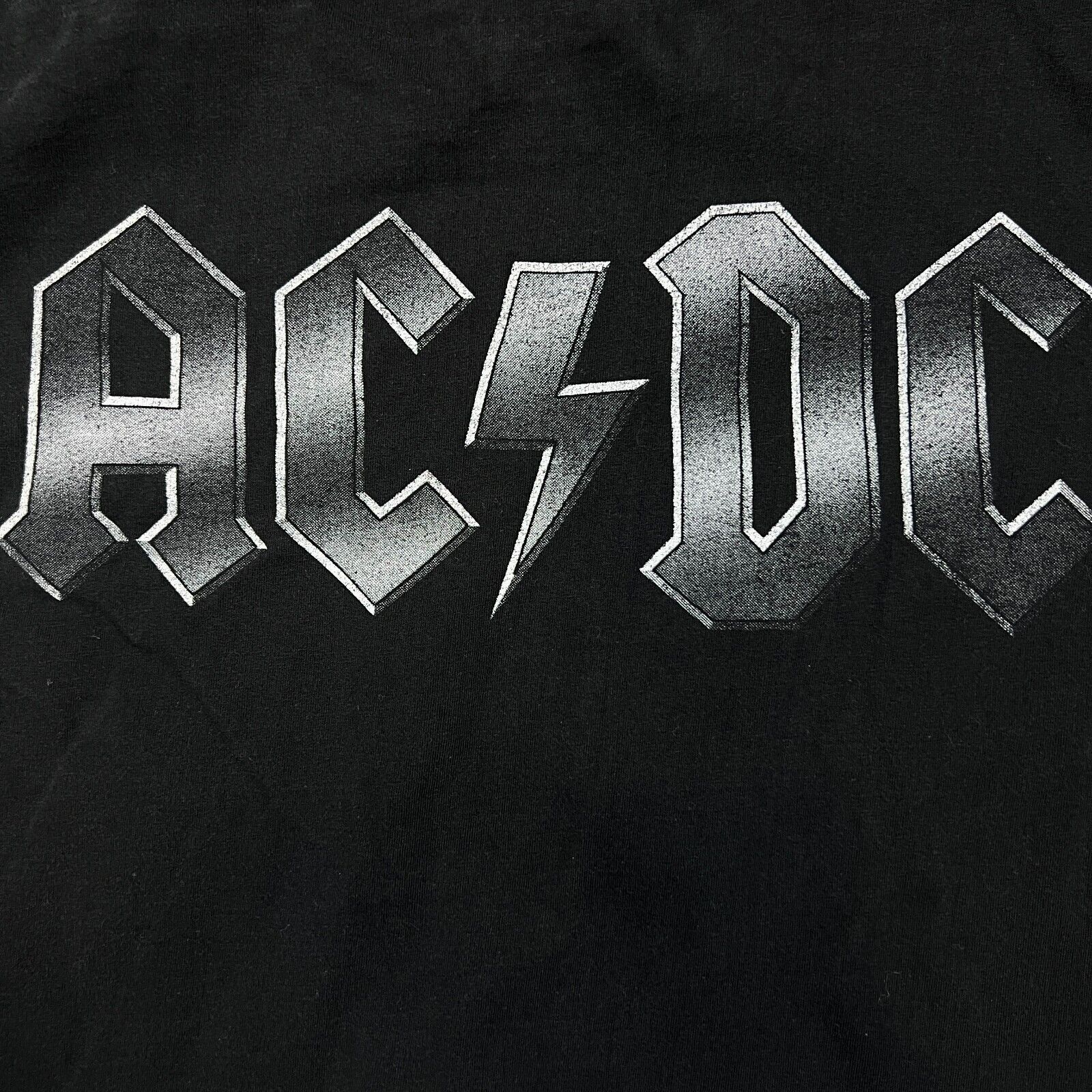 AC/DC × Band Tees × Vintage Vintage AC/DC T Shirt Black For Those About To Rock Band Tee Size US L / EU 52-54 / 3 - 6 Thumbnail