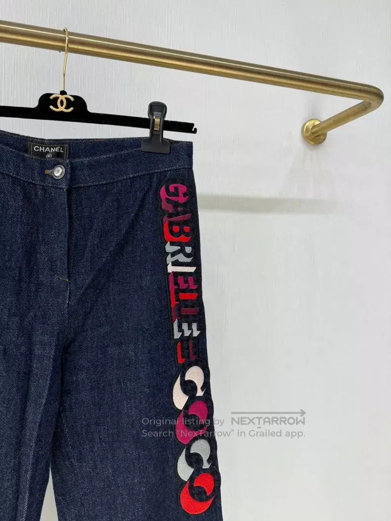 Chanel Chanel Letter jeans Size 25" / US 0 / IT 36 - 2 Thumbnail