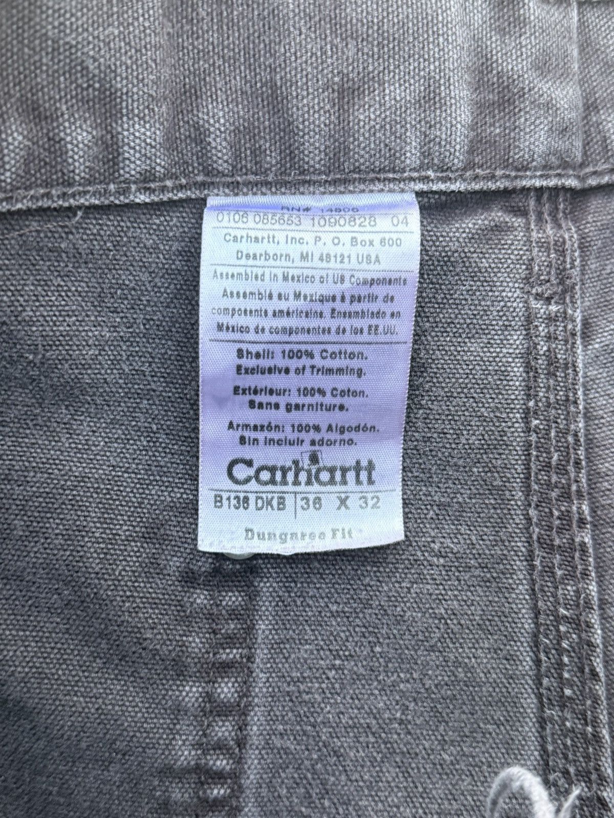 Carhartt Vintage B138 DKB Brown Carhartt Double Knee Carpenter Pants Size US 36 / EU 52 - 5 Thumbnail