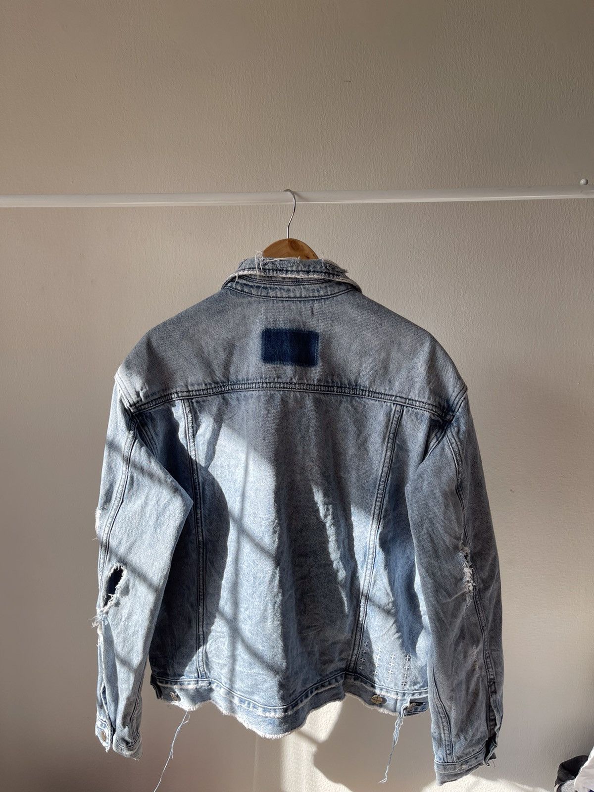 Ksubi Ksubi Distressed Denim Jacket a5 Size US L / EU 52-54 / 3 - 9 Thumbnail