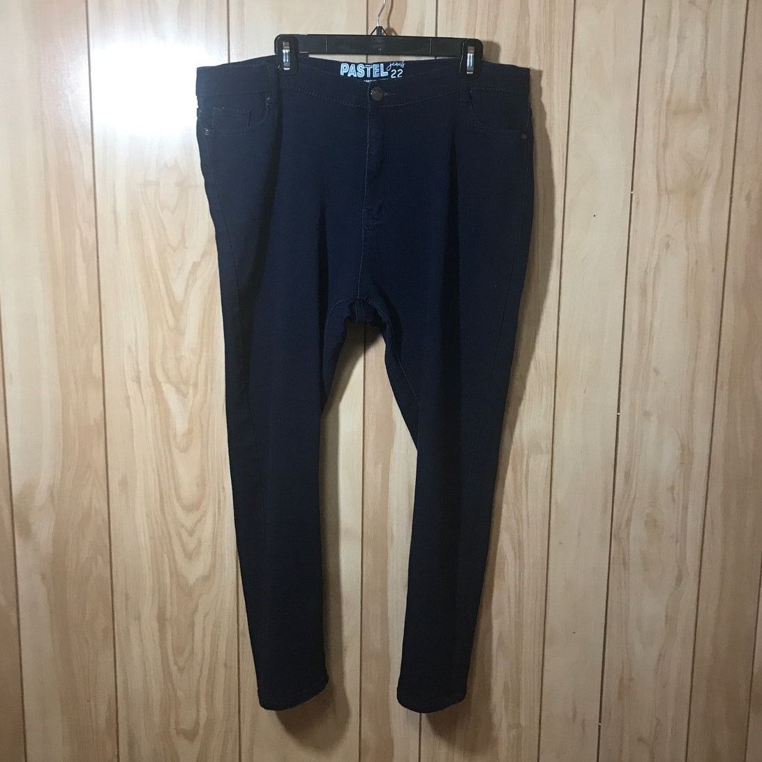 Other Pastel Rise Wash Stretch Womens Denim Jeans 22 Size 40" / US 18 - 1 Thumbnail