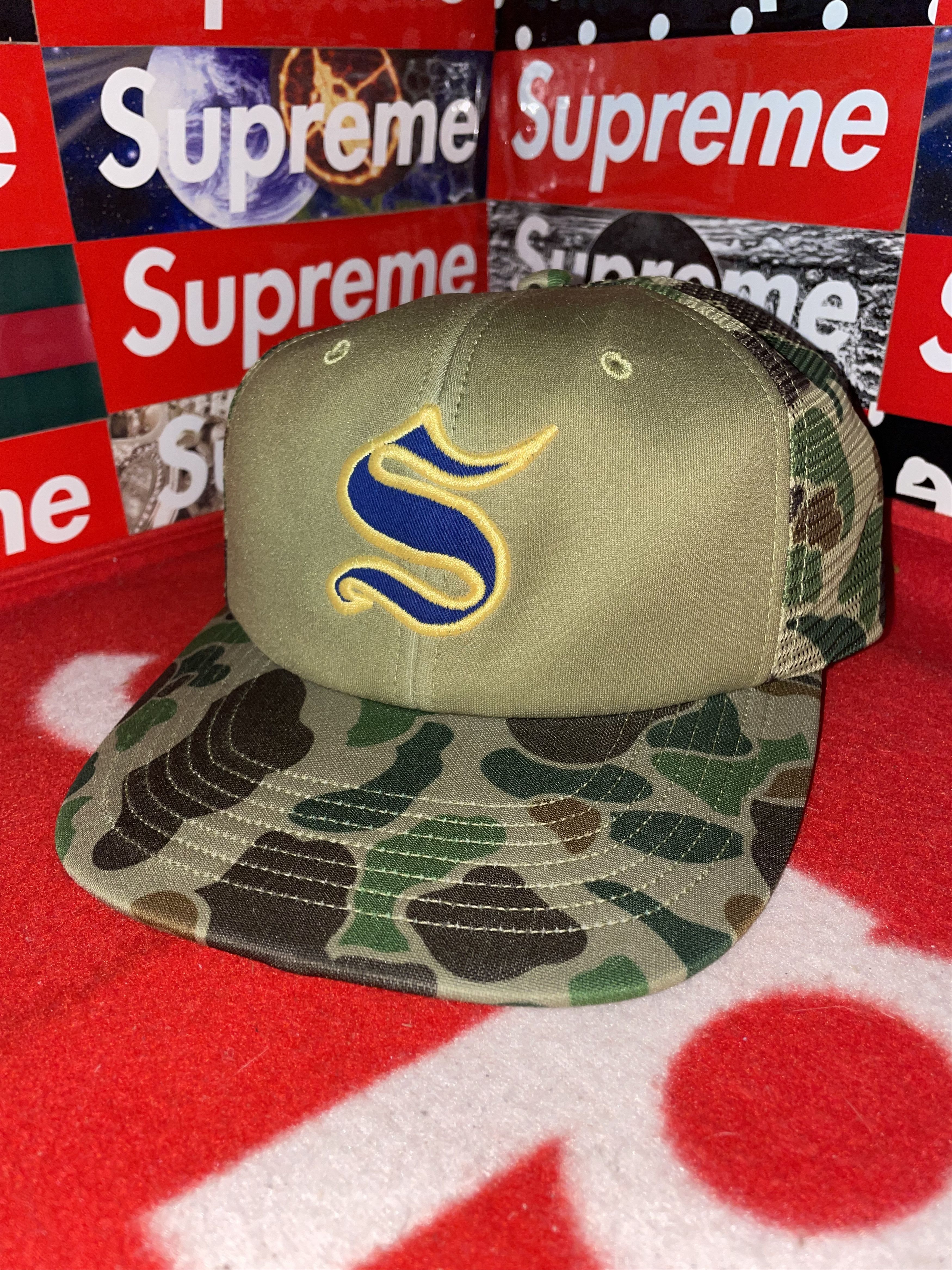 Supreme Supreme Contrast S Mesh Back 6-Panel Cap Olive FW25 NEW Size ONE SIZE - 9 Thumbnail