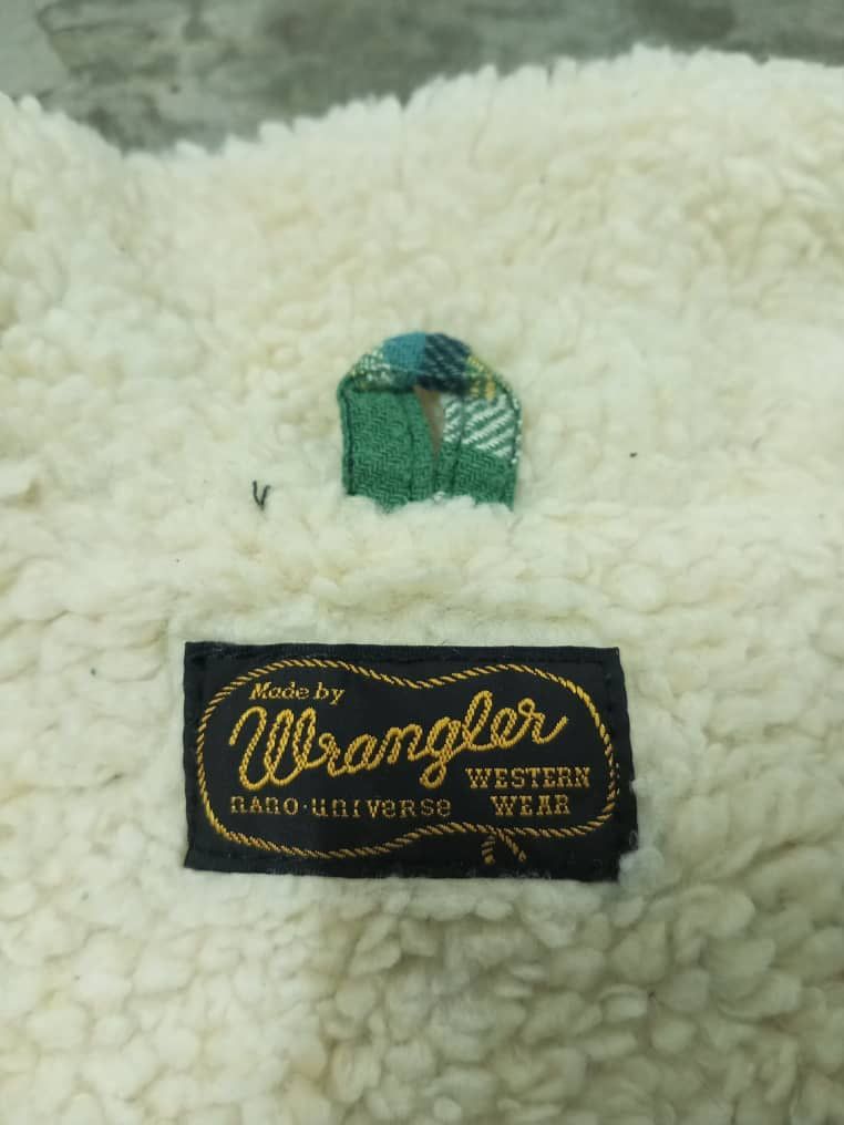 Japanese Brand × Vintage × Wrangler A01 Wrangler Sherpa Inside Button Up Jacket Size US M / EU 48-50 / 2 - 4 Thumbnail