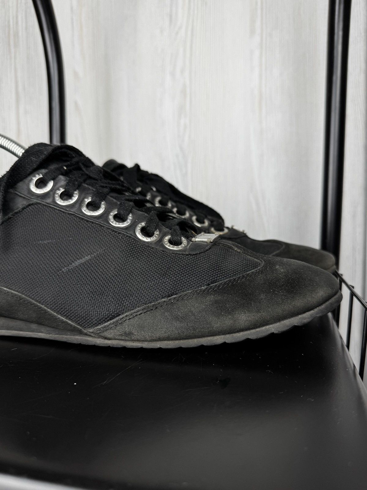 Dolce & Gabbana Dolce & Gabbana vintage leather textile low top sneakers Size US 10.5 / EU 43-44 - 4 Thumbnail
