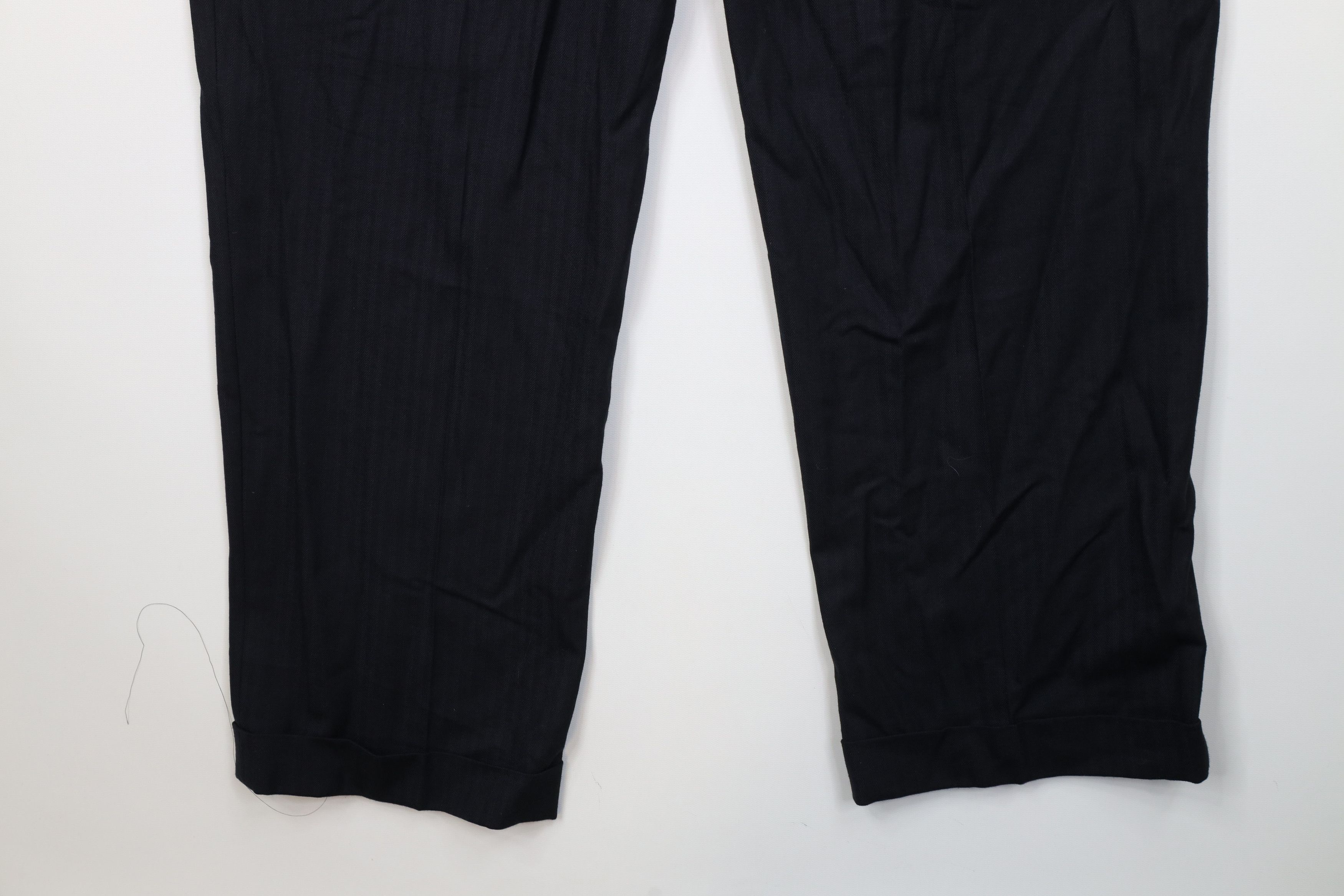 Brooks Brothers Vintage Y2K Brooks Brothers Knit Wide Leg Chino Pants Size US 35 - 11 Thumbnail