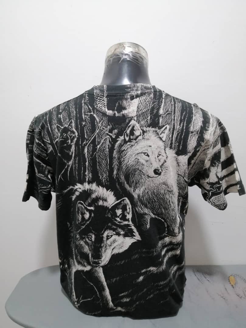Vintage Vintage 90s Full Print Shirt Size US L / EU 52-54 / 3 - 2 Thumbnail