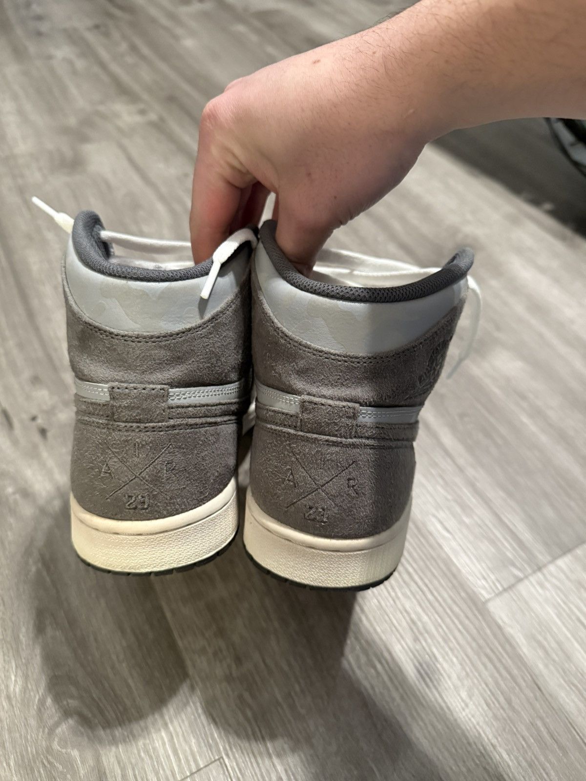 Jordan Brand Jordan 1 grey camo Size US 9.5 / EU 42-43 - 4 Thumbnail