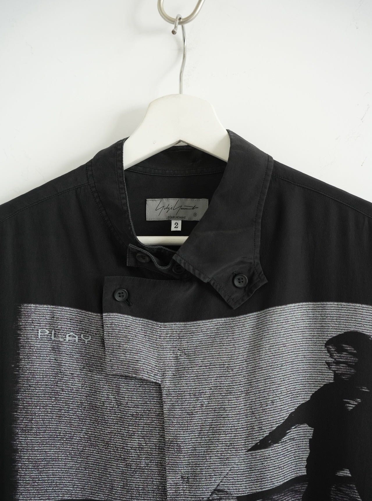 Yohji Yamamoto Yohji Yamamoto 22SS Movie Print Silk Shirt Size US M / EU 48-50 / 2 - 4 Thumbnail