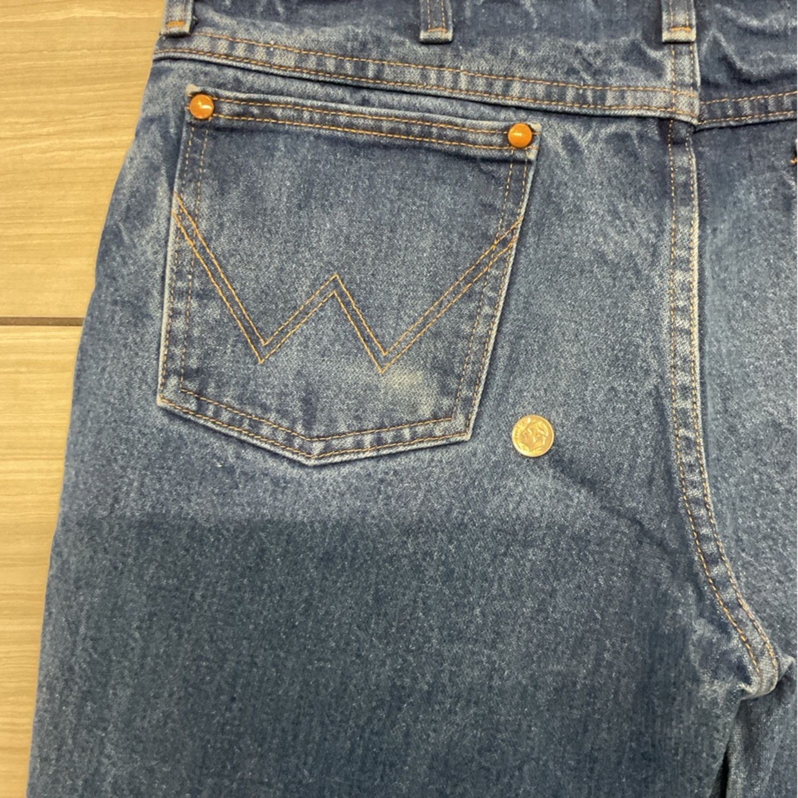 Wrangler Vintage 90s Wrangler Blue Jeans Size US 33 - 5 Thumbnail