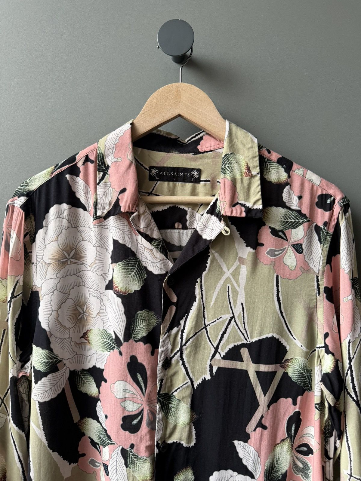 Allsaints Allsaints FUYUGI LS Viscose Shirt Size S Size US S / EU 44-46 / 1 - 2 Thumbnail
