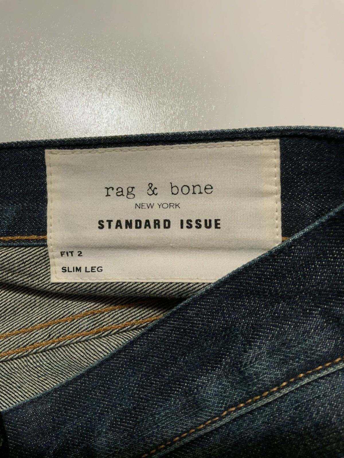 Rag & Bone $295 Rag & Bone Standard Issue Fit 2 Zeitgeist Denim Jeans Size US 32 / EU 48 - 6 Thumbnail