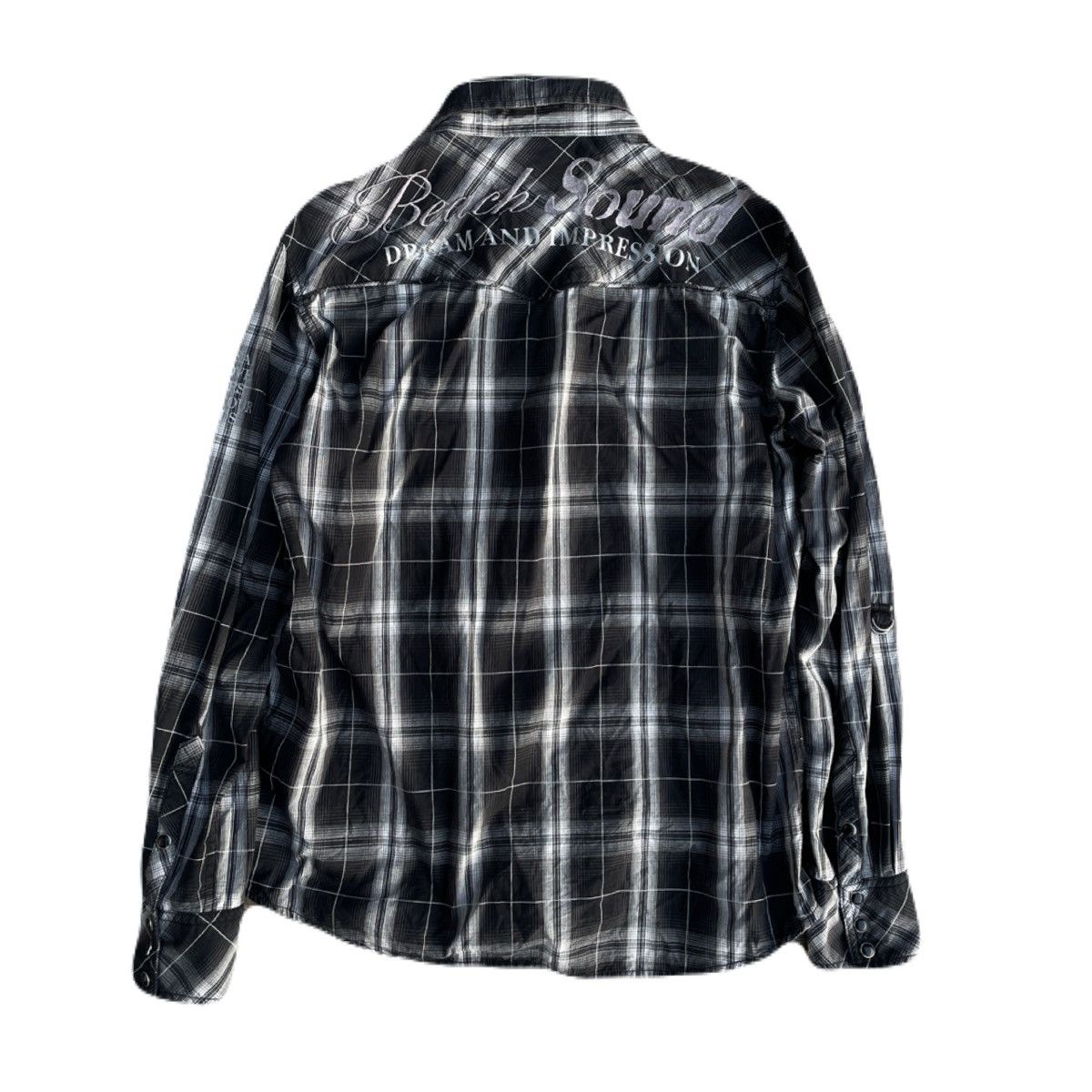 If Six Was Nine 2000s Japanese archive Vkei Poem Embroidery Plaid Shirts Size US S / EU 44-46 / 1 - 2 Thumbnail
