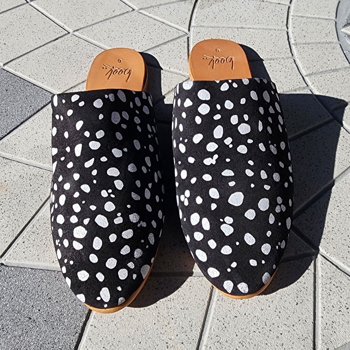 beek Beek Polka Dot Handcrafted Mules 6 Size US 6 / IT 36 - 2 Thumbnail