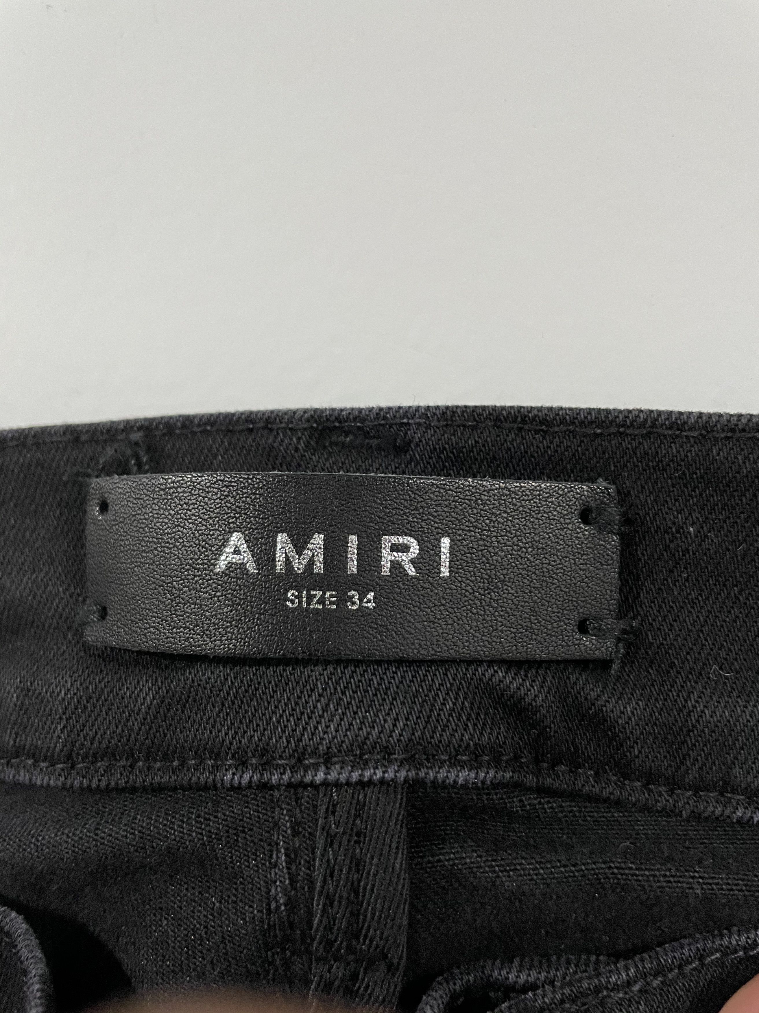 Amiri AMIRI (Tie Dye Reverse Black) Size US 34 / EU 50 - 8 Thumbnail