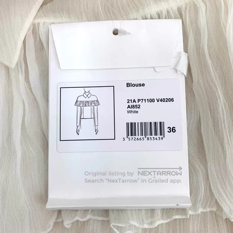 Chanel Chanel Castle Series Beige Ruffle Lace Silk Lapel Long-sle Size XS / US 0-2 / IT 36-38 - 7 Thumbnail