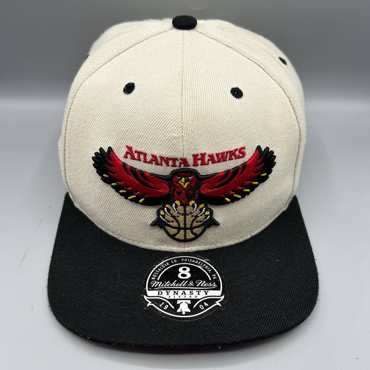 Mitchell & Ness Atlanta Hawks Hat Men 8 All Star NBA HWC Fitted Cap Size ONE SIZE - 1 Thumbnail