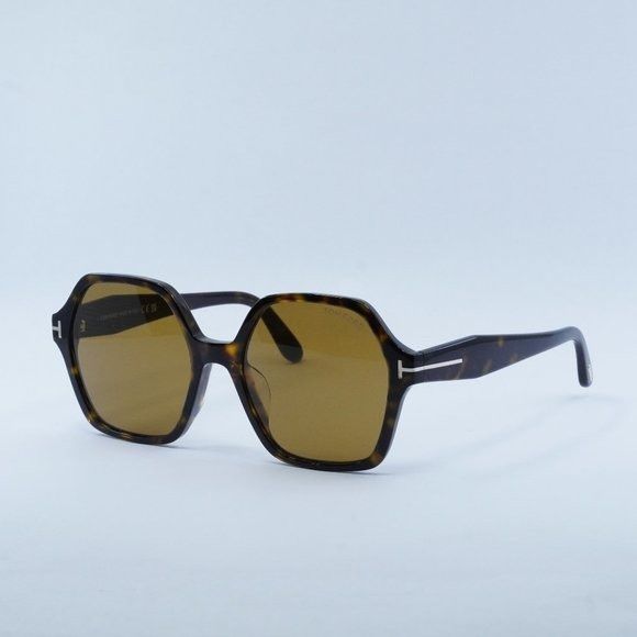 image of New Tom Ford Romy Ft1032-F 52E Havana/brown Sunglasses, Women's