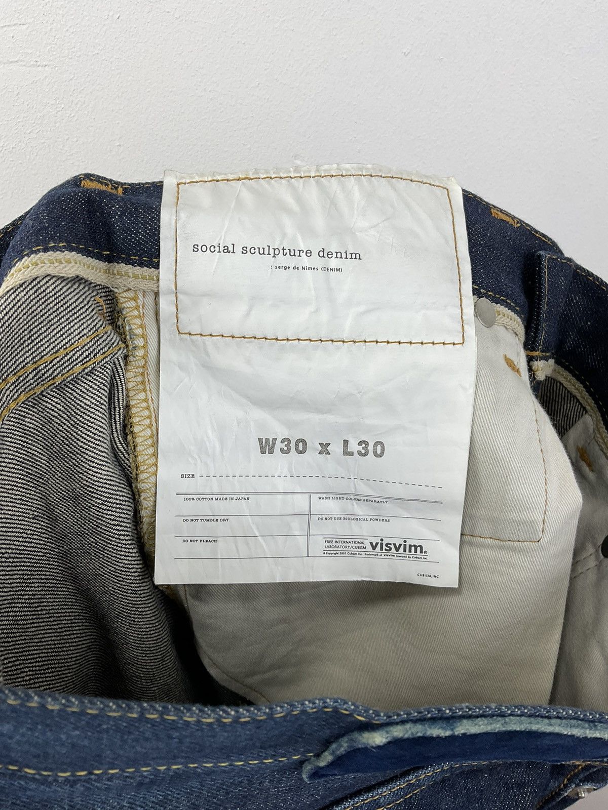 Visvim Visvim Social Sculpture 03NW Paint Splatter Denim Pants Size US 30 / EU 46 - 15 Thumbnail