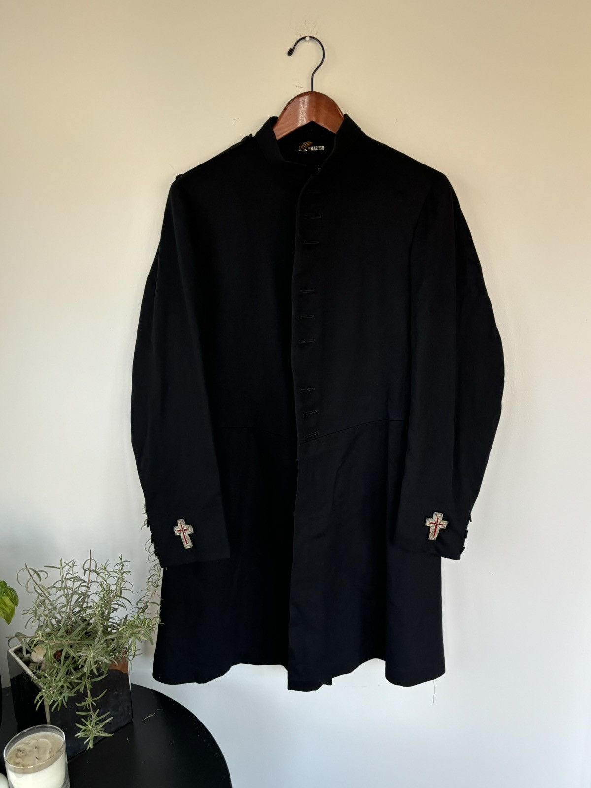 Other Antique Knights Templar Frock Coat Freemasons Lilley Co Robe Size US S / EU 44-46 / 1 - 22 Thumbnail