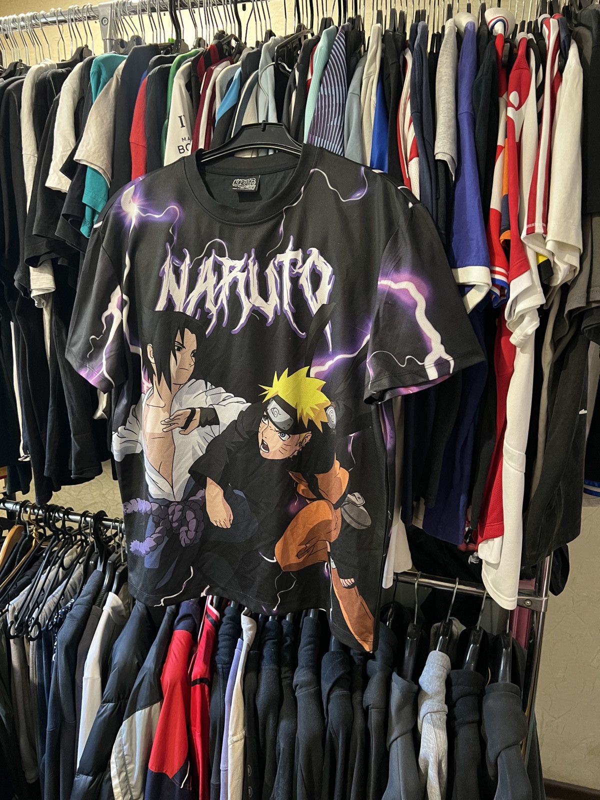 Band Tees 2002/2007 VINTAGE NARUTO SHIPPUDEN AOP GRAPHIC T SHIRT ANIME Size US M / EU 48-50 / 2 - 1 Thumbnail