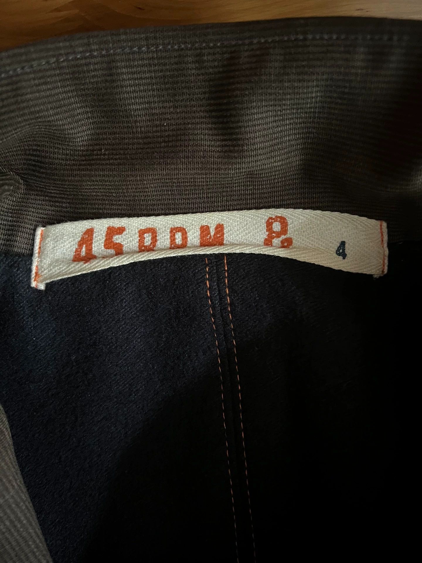 45rpm 45RPM Vintage Corduroy Wool Lined Olive Blouson Size US XL / EU 56 / 4 - 9 Thumbnail