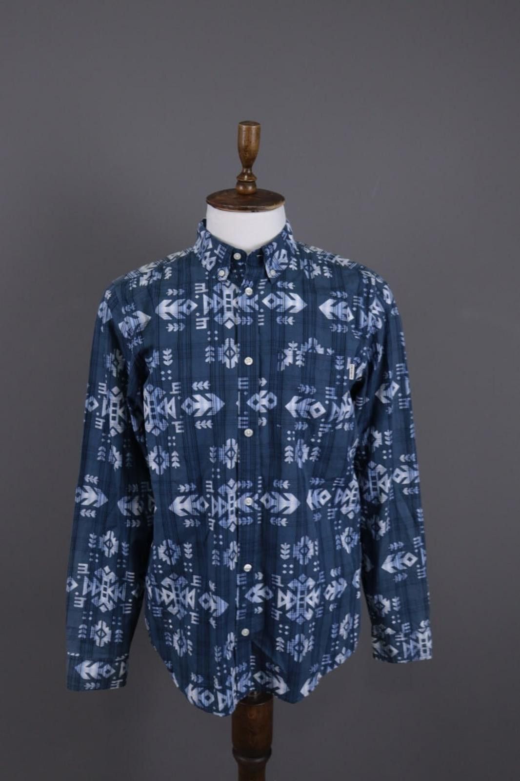 Carhartt Carhartt Regular Ross Shirt Abstract Down Shirt Size L Size US L / EU 52-54 / 3 - 1 Thumbnail
