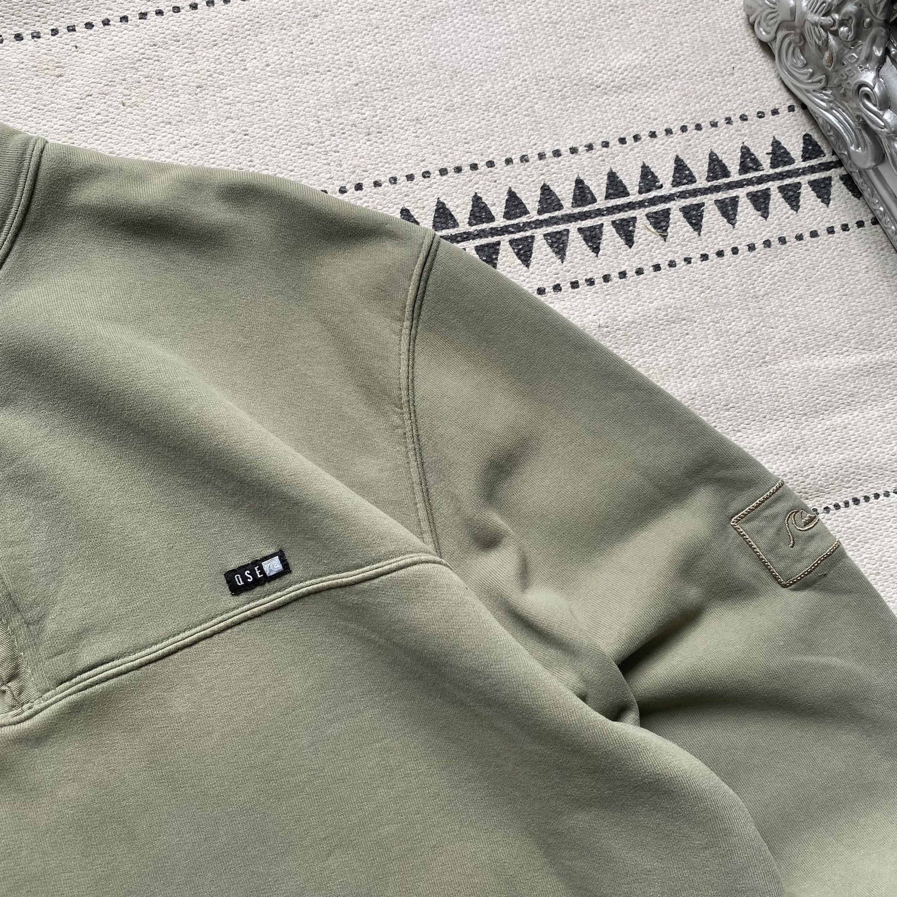 Quiksilver Vintage Faded Quiksilver Sweatshirt half zip sweater Size US M / EU 48-50 / 2 - 4 Thumbnail