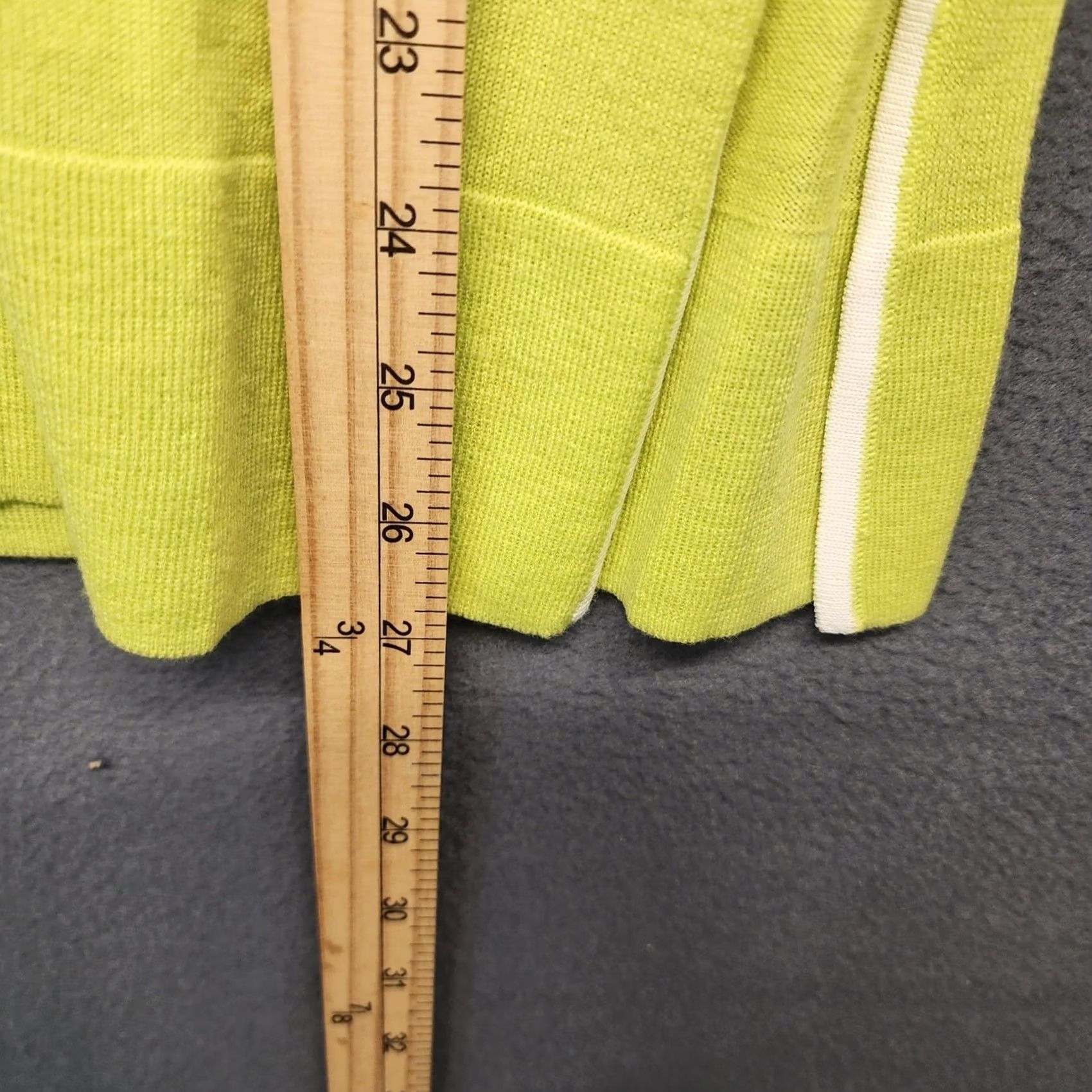 Vintage Worth New York Top Womens P Wool Blend Lightweight Sweater Tunic Stretch Crew Neck Long Sleeve Pullover Solid Green Wool Blend P Wool Blend Size S / US 4 / IT 40 - 7 Thumbnail