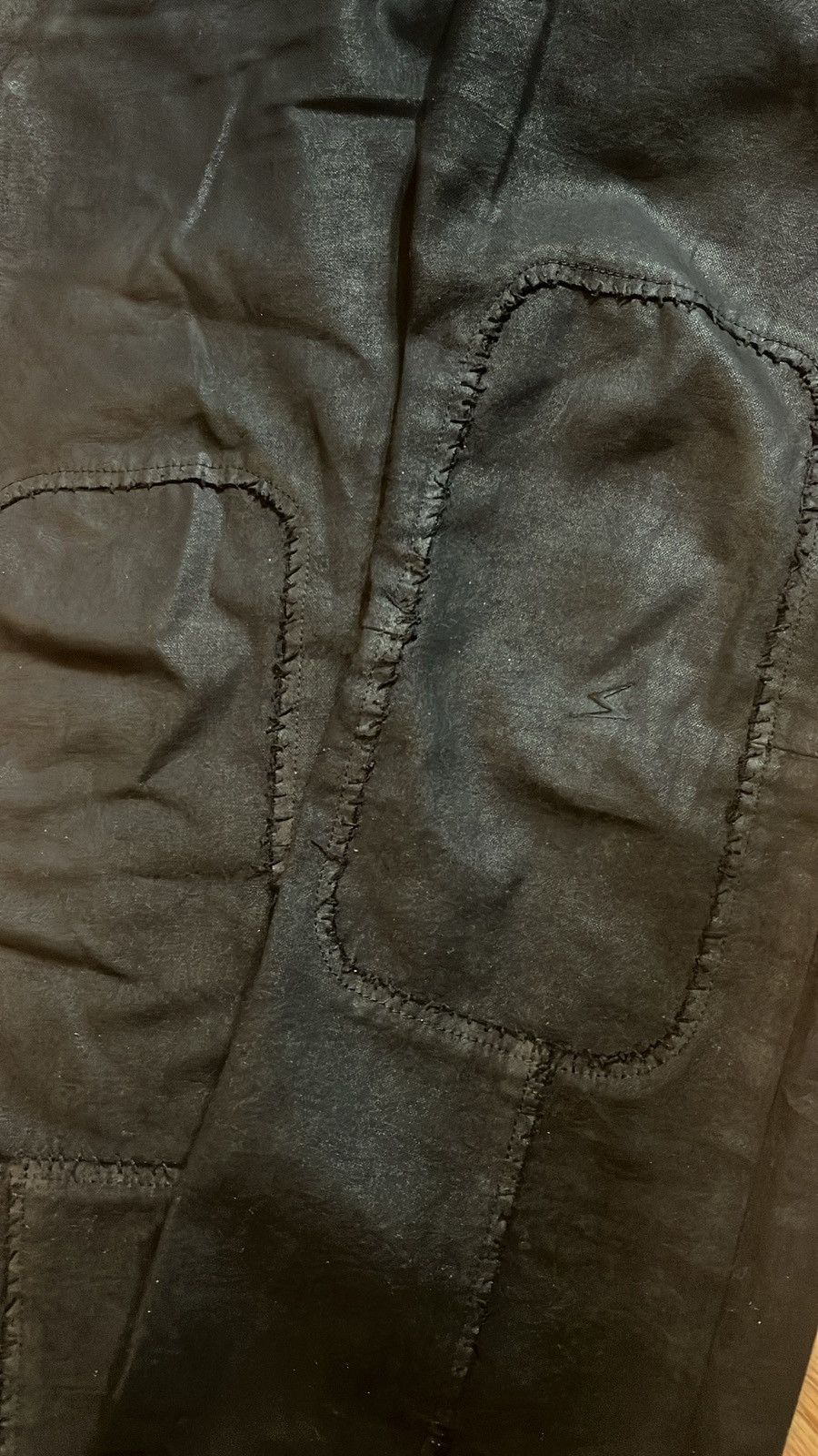 Jun Takahashi × Undercover AW06 Waxed Undercover Scab Crust Patch Denim Size US 32 / EU 48 - 3 Thumbnail