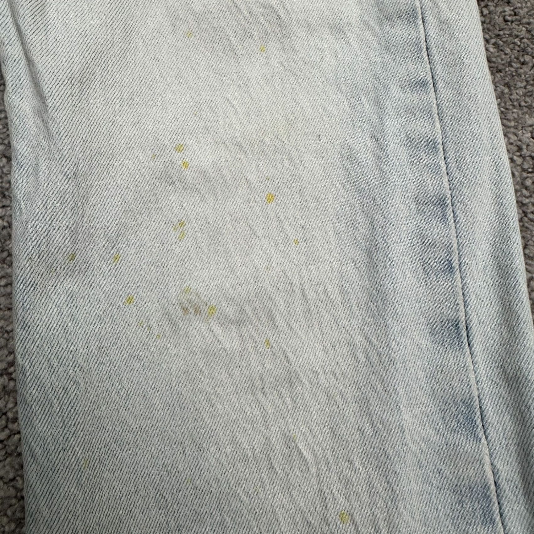 Levi's Levi's Wedgie Straight Button Fly Denim Jeans Womens 25 Blue Light Wash Cotton Size 42" / US 20 - 6 Thumbnail