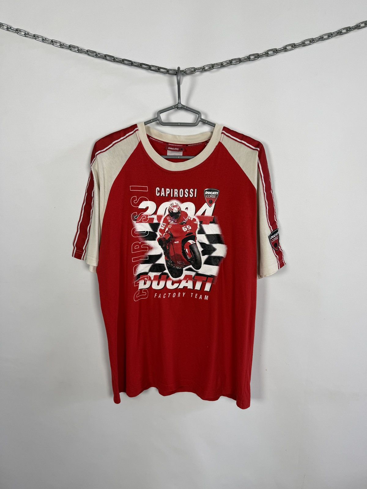 Ducati Ducati Corse Racing T-Shirt Capirossi Factory Team Moto XL Size US XL / EU 56 / 4 - 2 Thumbnail