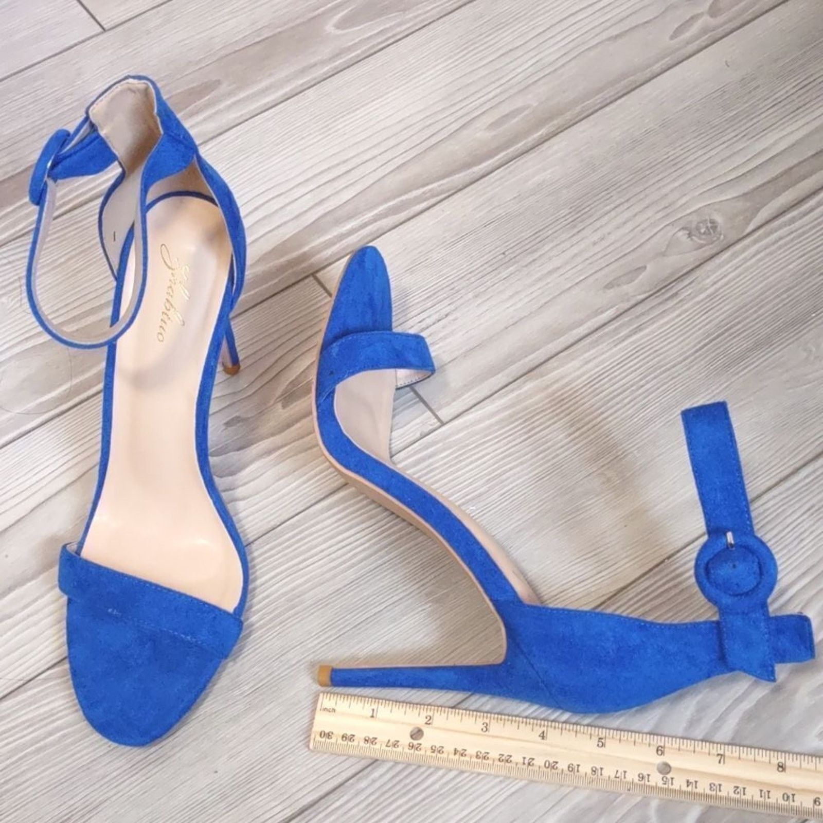 Other (75-2141) Women's BLUE Stiletto Heels Sz 10 Size US 10 / IT 40 - 2 Thumbnail