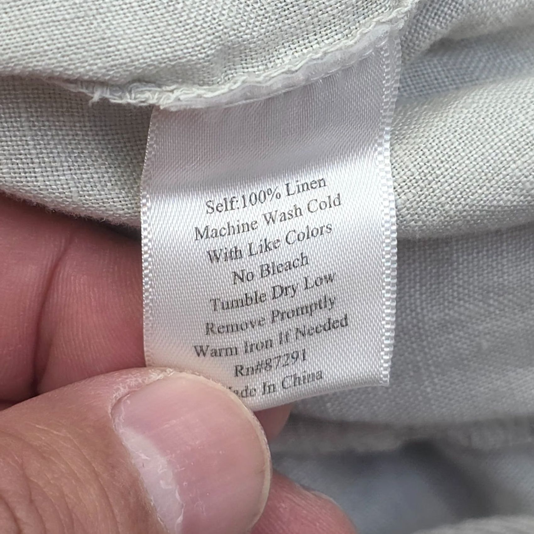 Johnny Was Johnny Was JW Los Angeles Linen Pants Women's Small Beige Drawstring Size 28" / US 6 / IT 42 - 7 Thumbnail