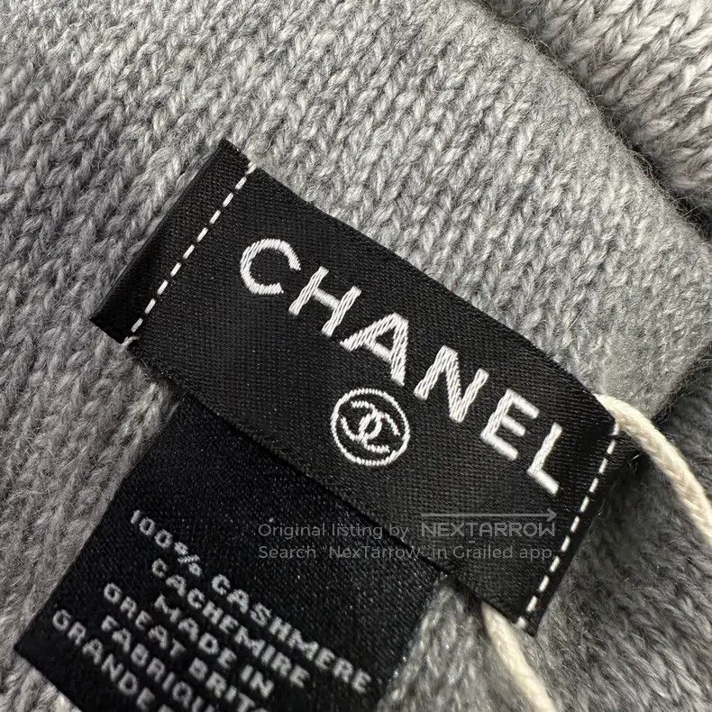 Chanel Chanel 25K double C cashmere cold cap Size ONE SIZE - 3 Thumbnail