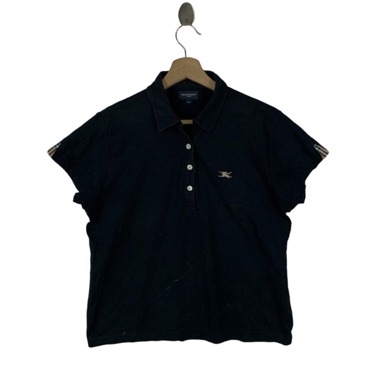 Burberry Vintage BURBERRY LONDON GOLF Collection Polo Tee Shirt Size L / US 10 / IT 46 - 1 Thumbnail