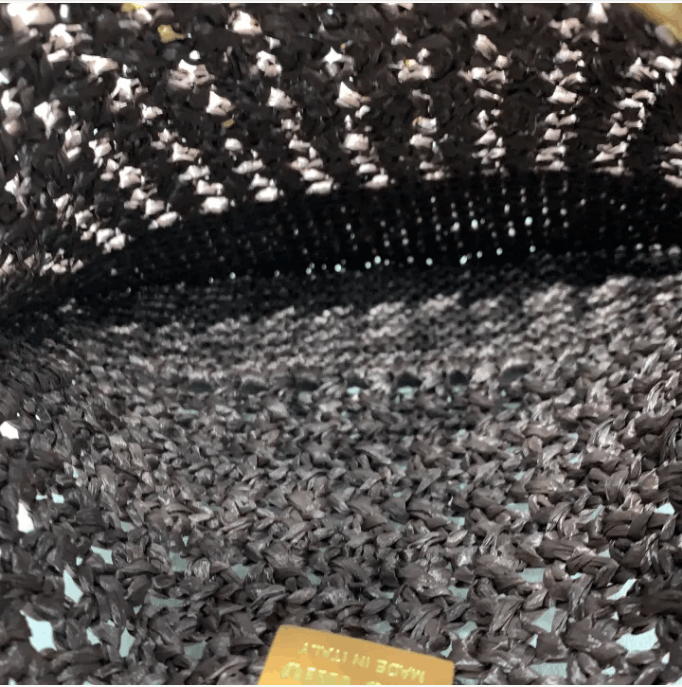 Miu Miu MIU MIU Mini Raffia Bucket Handbag Size ONE SIZE - 6 Thumbnail
