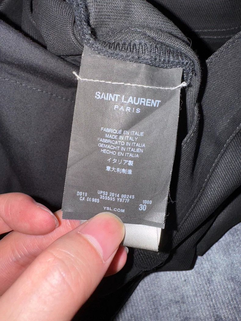 Saint Laurent Paris Saint Laurent Paris 14fw show heavy coat waxed jeans 2505-N Size US 30 / EU 46 - 6 Thumbnail