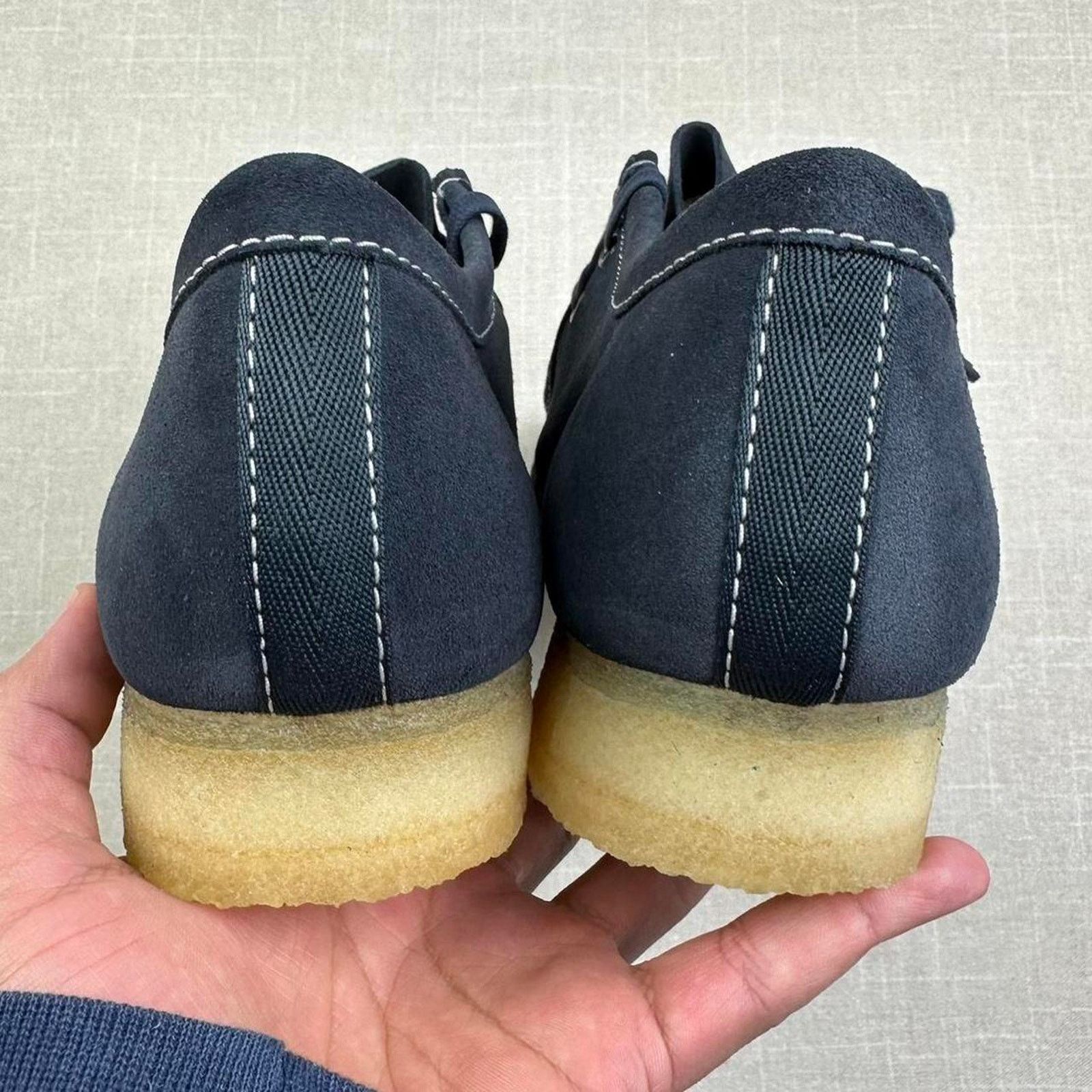 Clarks Clarks Wallabee "Blue Ink Suede" Size US 13 / EU 46 - 5 Thumbnail
