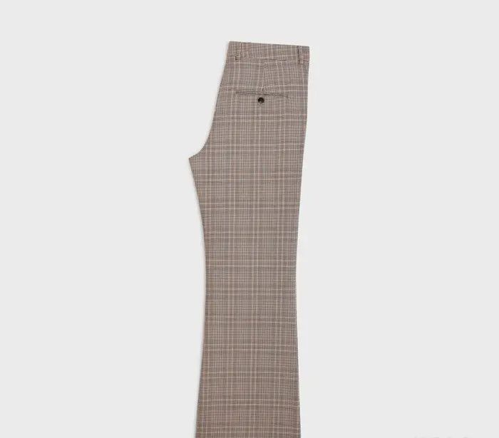 Celine o1w1db10525 2P6139 Bootcut Pant in Brown/Beige Size US 38 / EU 54 - 2 Thumbnail