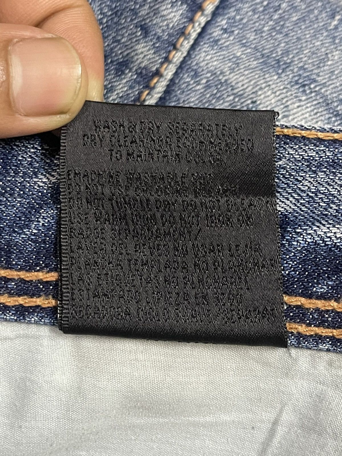 Denime Vintage Japanese A.V.H Bleached Style Distress Loose Jeans Size US 34 / EU 50 - 11 Thumbnail