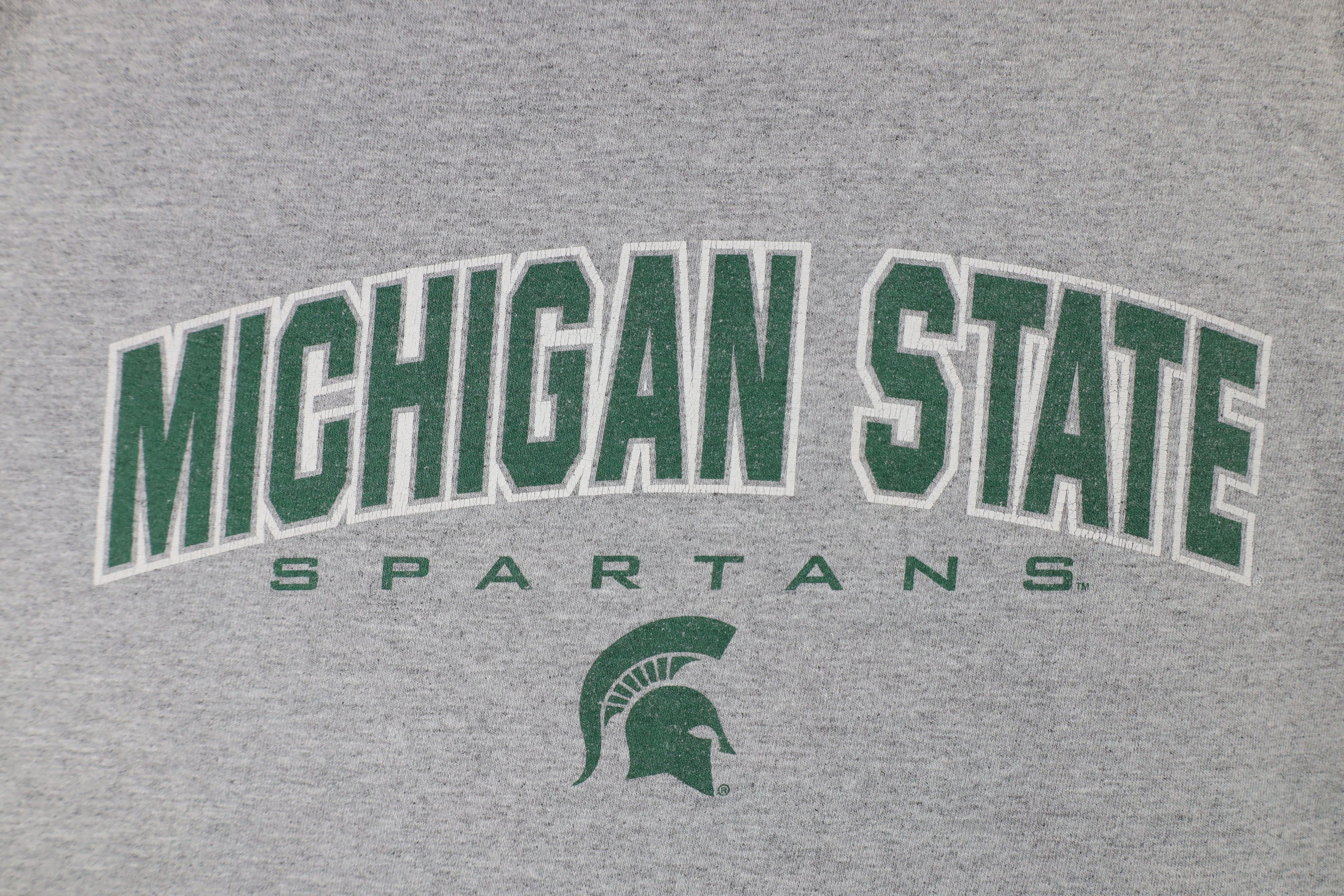 Vintage Vintage Michigan State University Spartans T-Shirt Gray Size US L / EU 52-54 / 3 - 4 Thumbnail