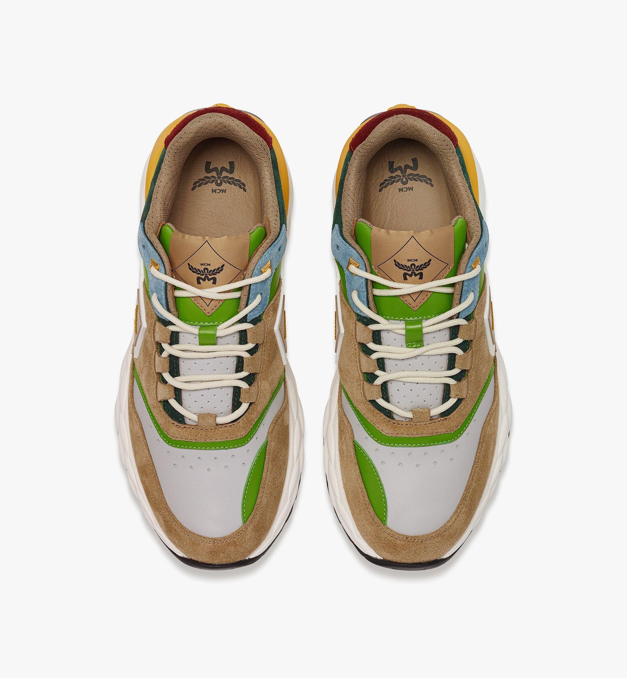 MCM o1mt1gz0225 Skywander Low-Top Sneakers in Multicolor Size US 12 / EU 45 - 4 Thumbnail