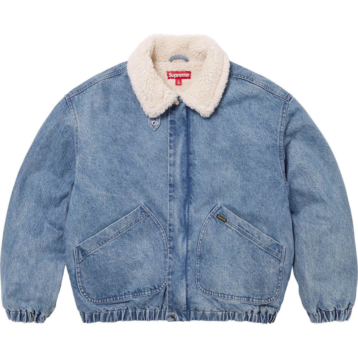 Supreme Supreme Faux Shearling Lined Bomber Jacket Size US M / EU 48-50 / 2 - 2 Thumbnail