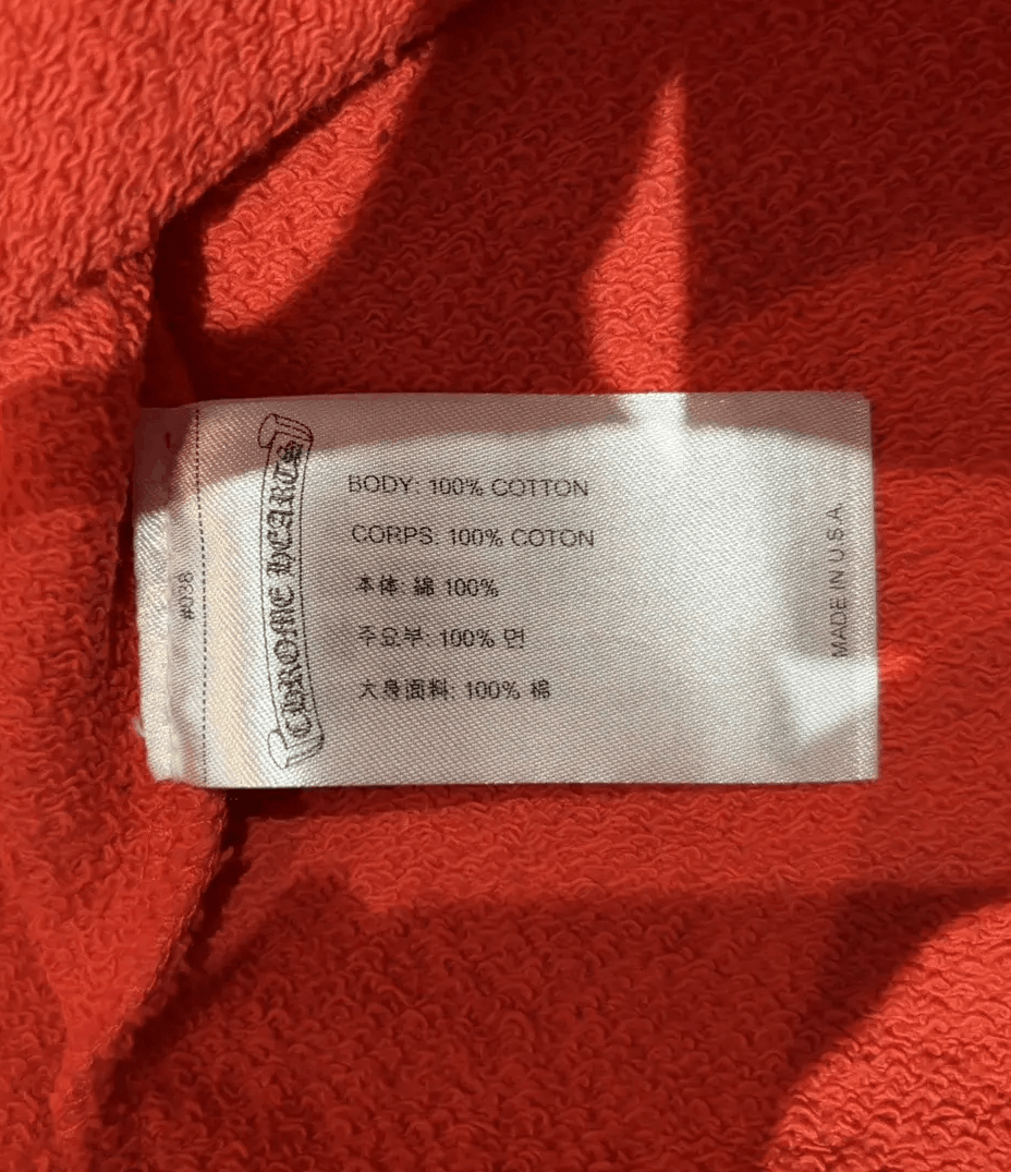 Chrome Hearts Chrome Hearts Matty Boy Spark Hoodie (Red) Size US S / EU 44-46 / 1 - 4 Thumbnail