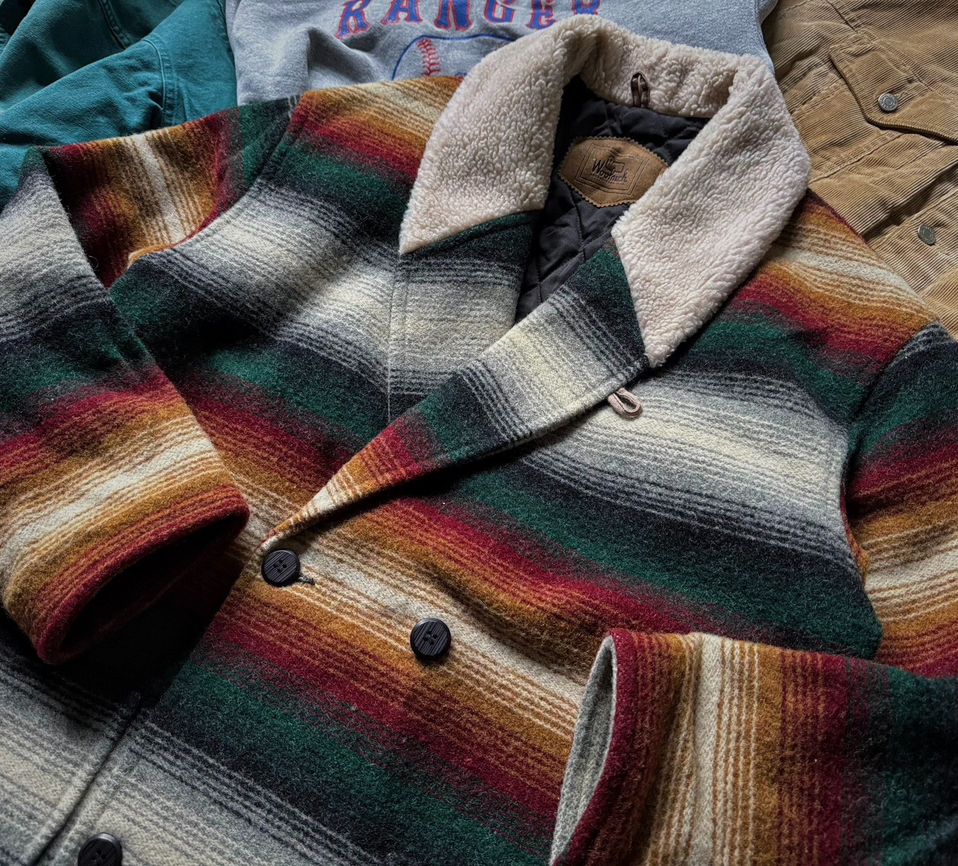 Vintage Vintage Woolrich Navajo Wool Coat Size US M / EU 48-50 / 2 - 1 Thumbnail
